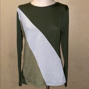 Long Sleeve Colorblock Shirt